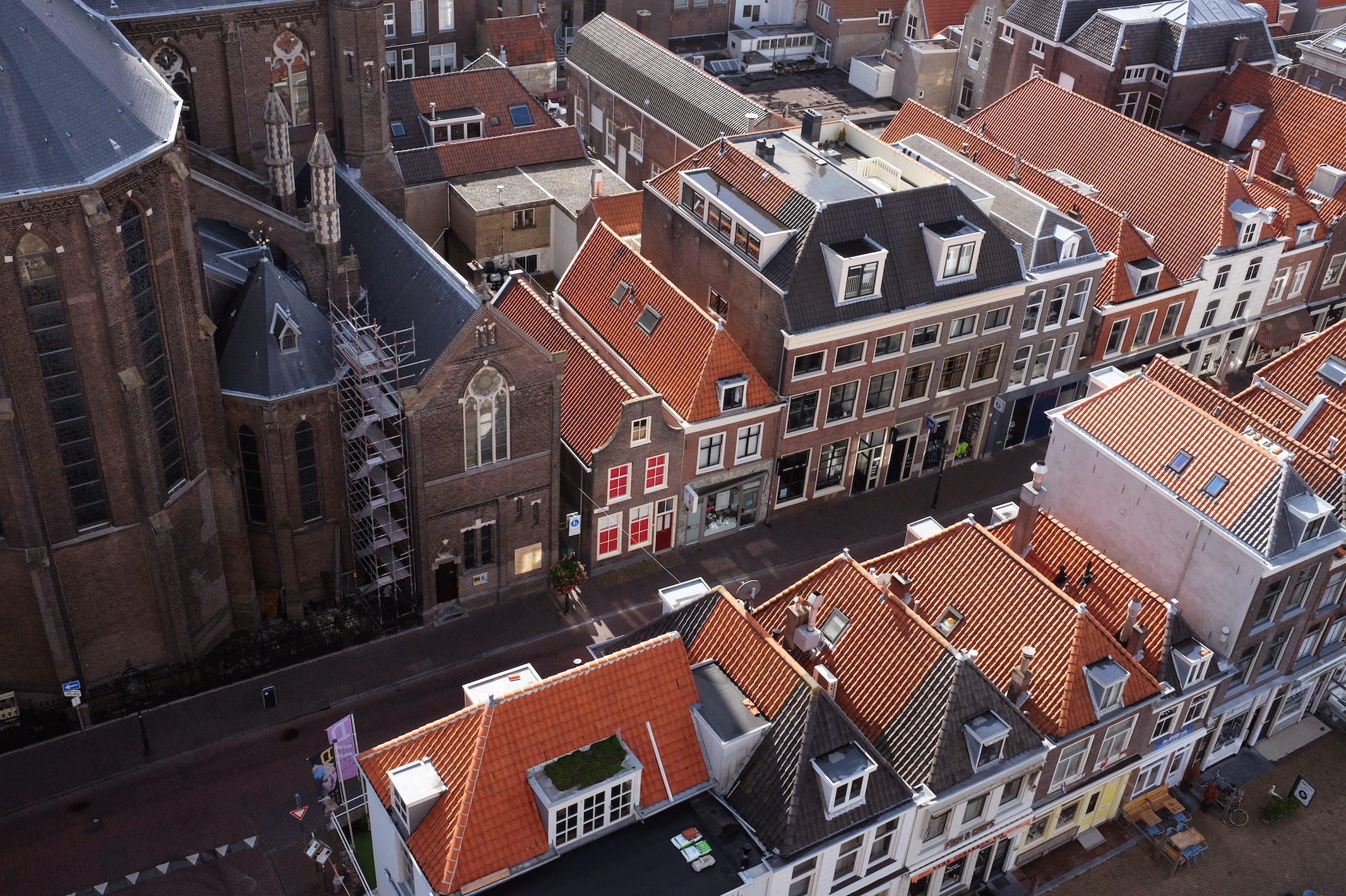 View from above of possible Vermeer home